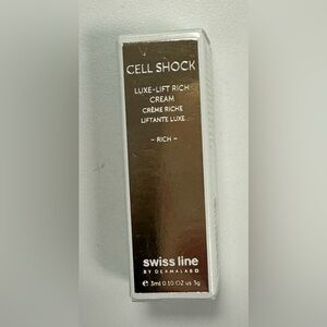 NWOT Cell Shock Luxe-Lift Rich Cream Swiss Line by Dermalab 3ml